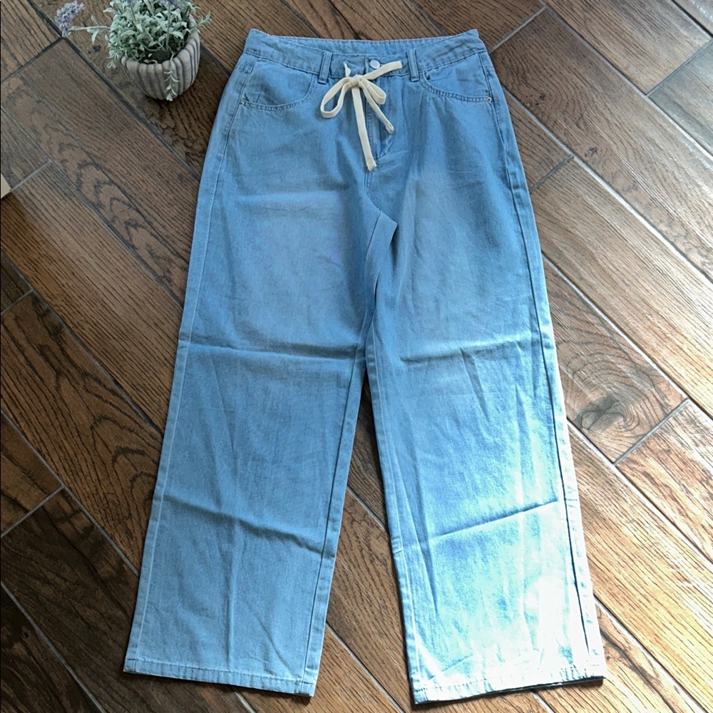 Song of Style / NWOT Wide Leg Drawstring Jeans